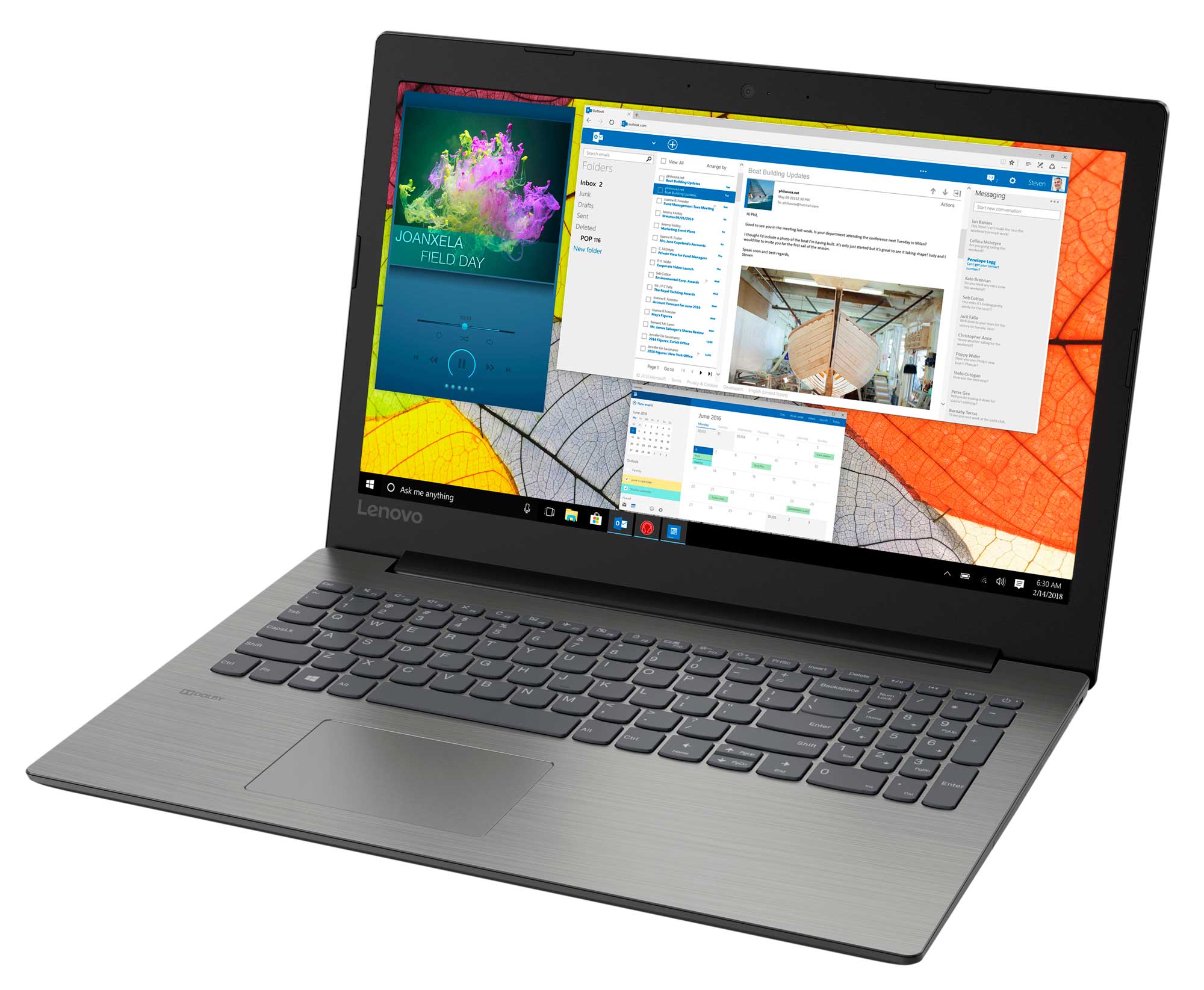 Ноутбук Lenovo ideapad 330-15IGM Onyx Black (81D100HMRA