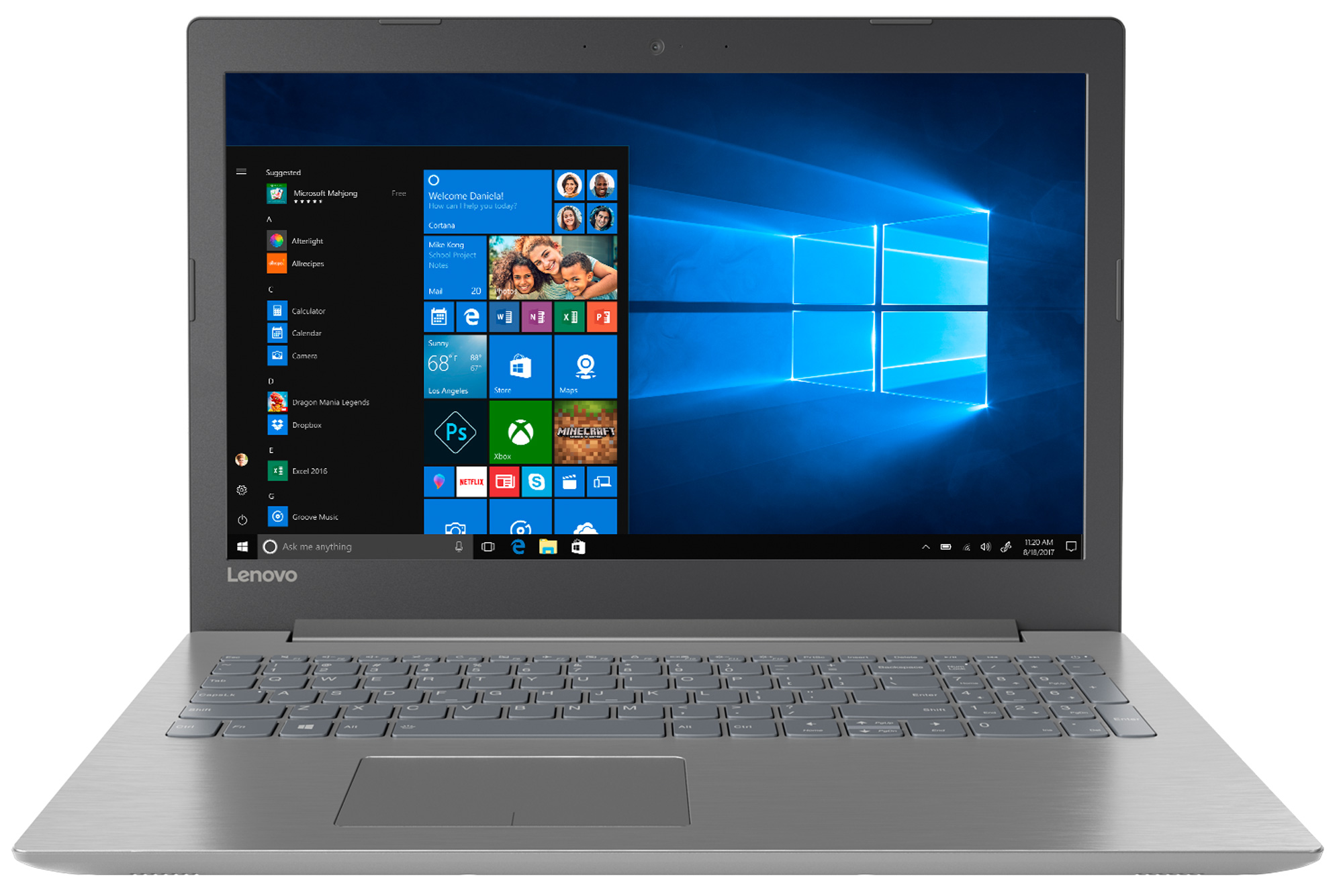 Ноутбук Lenovo ideapad 320-15ISK BLACK (80XH00YCRA) - купить в интернет ...
