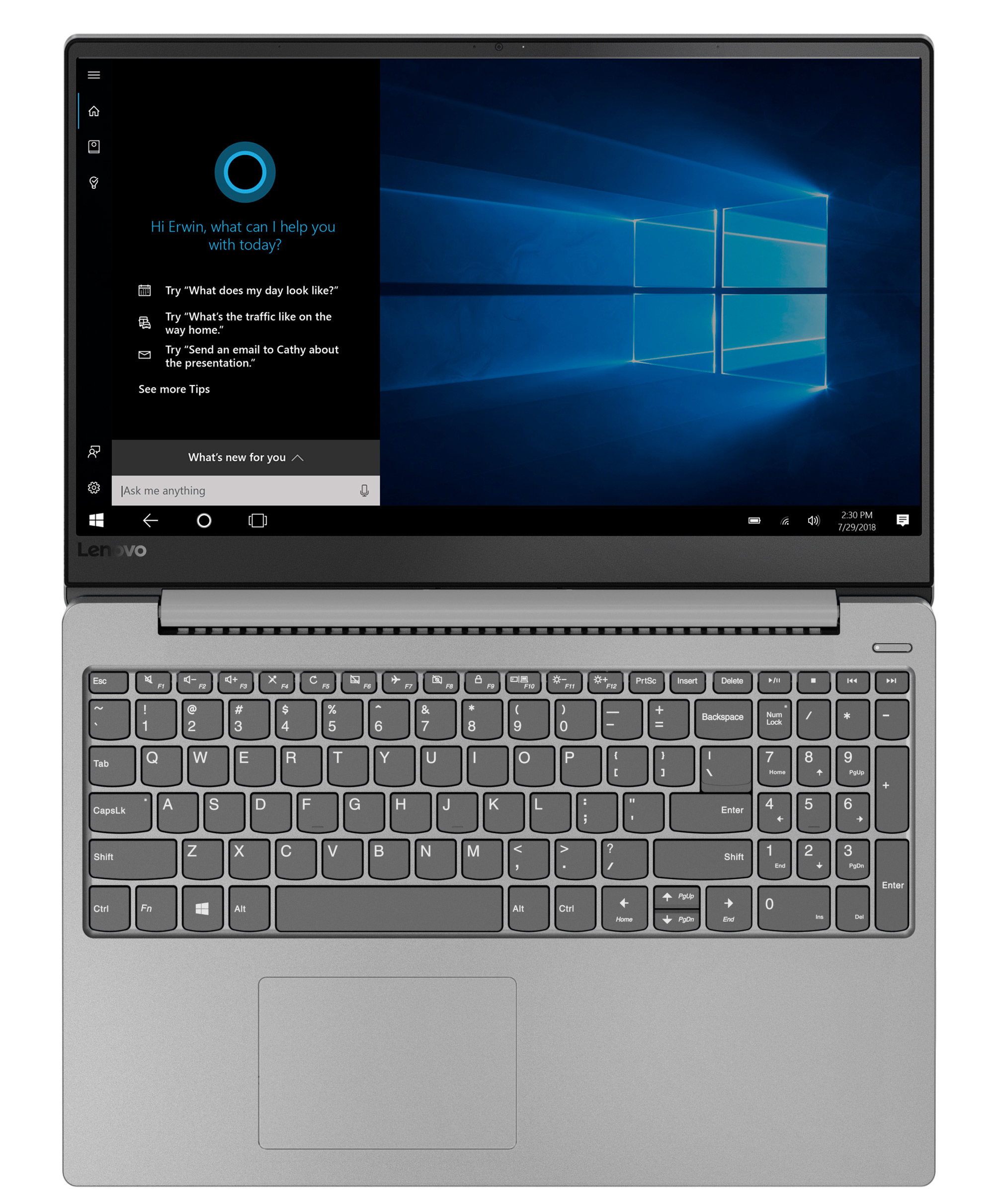 Ноутбук Lenovo ideapad 330s-15 Platinum Grey (81F500RHRA