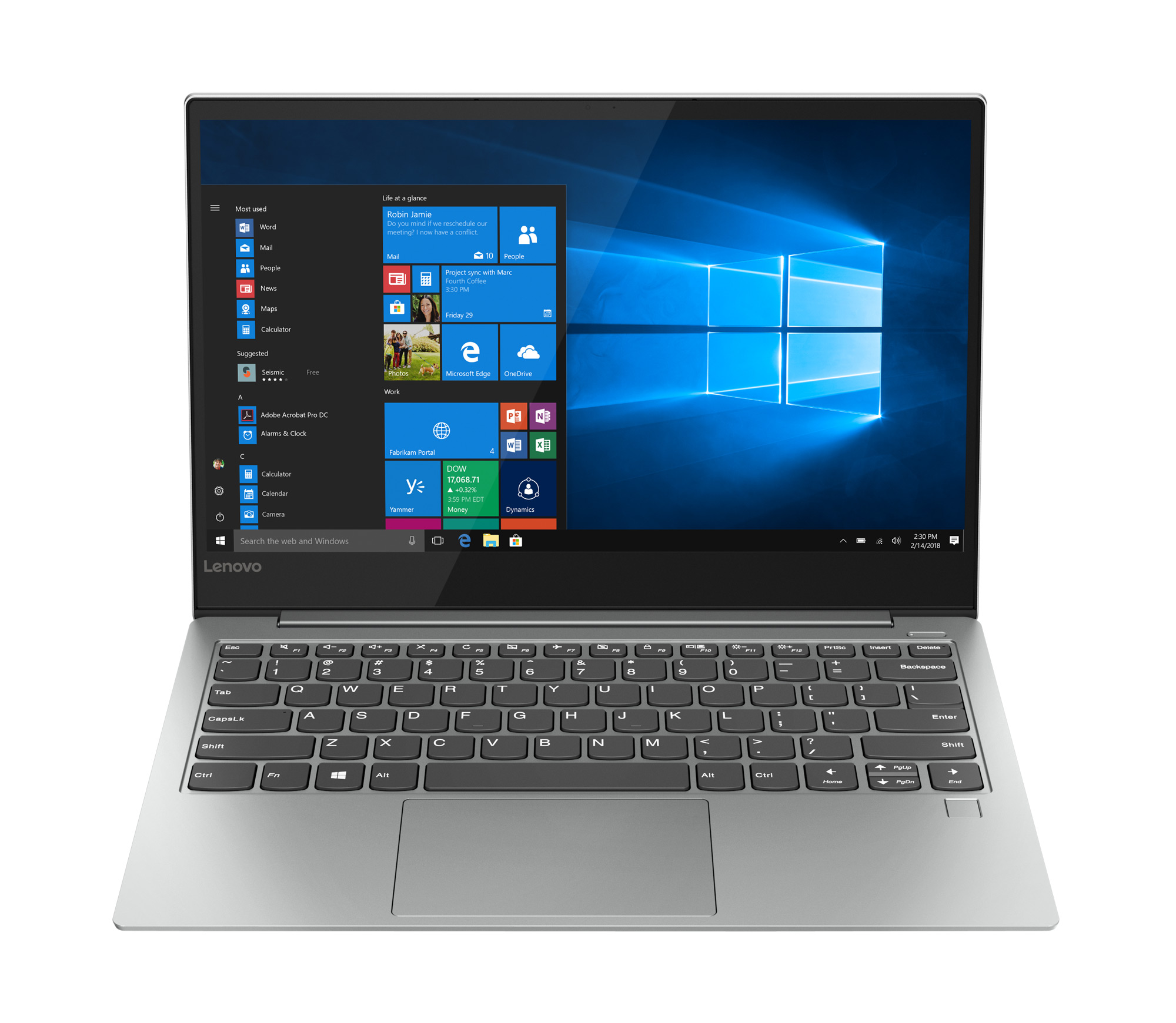 Ультрабук Lenovo Yoga S730-13IWL Platinum (81J000APRA) - придбати