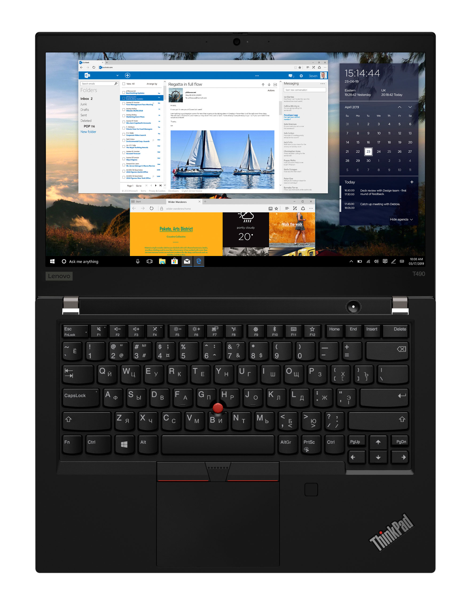 Ноутбук ThinkPad T490 (20N3000LRT). Офіційний інтернет-магазин