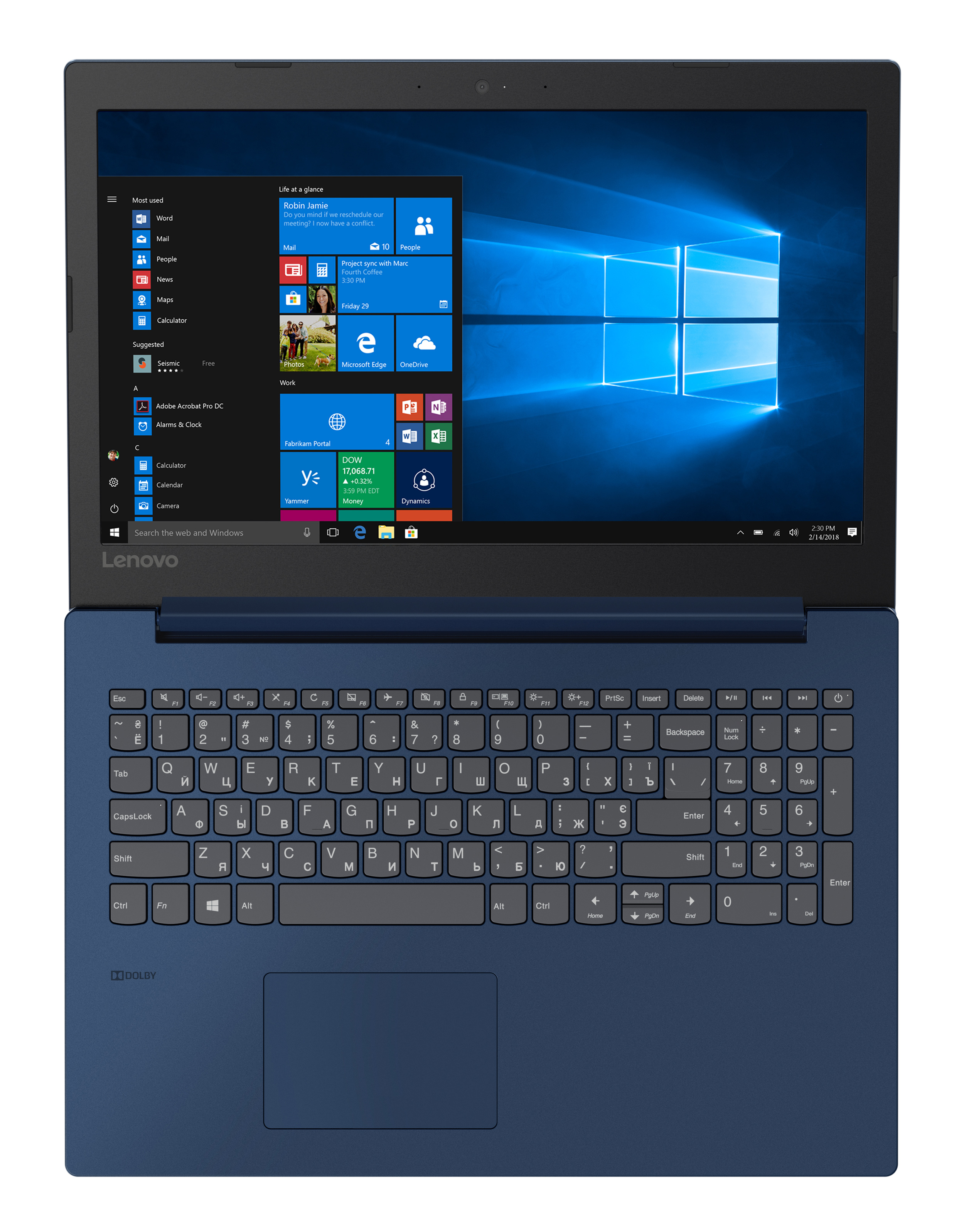 Ноутбук Lenovo ideapad 330-15 Midnight Blue (81DE01HSRA