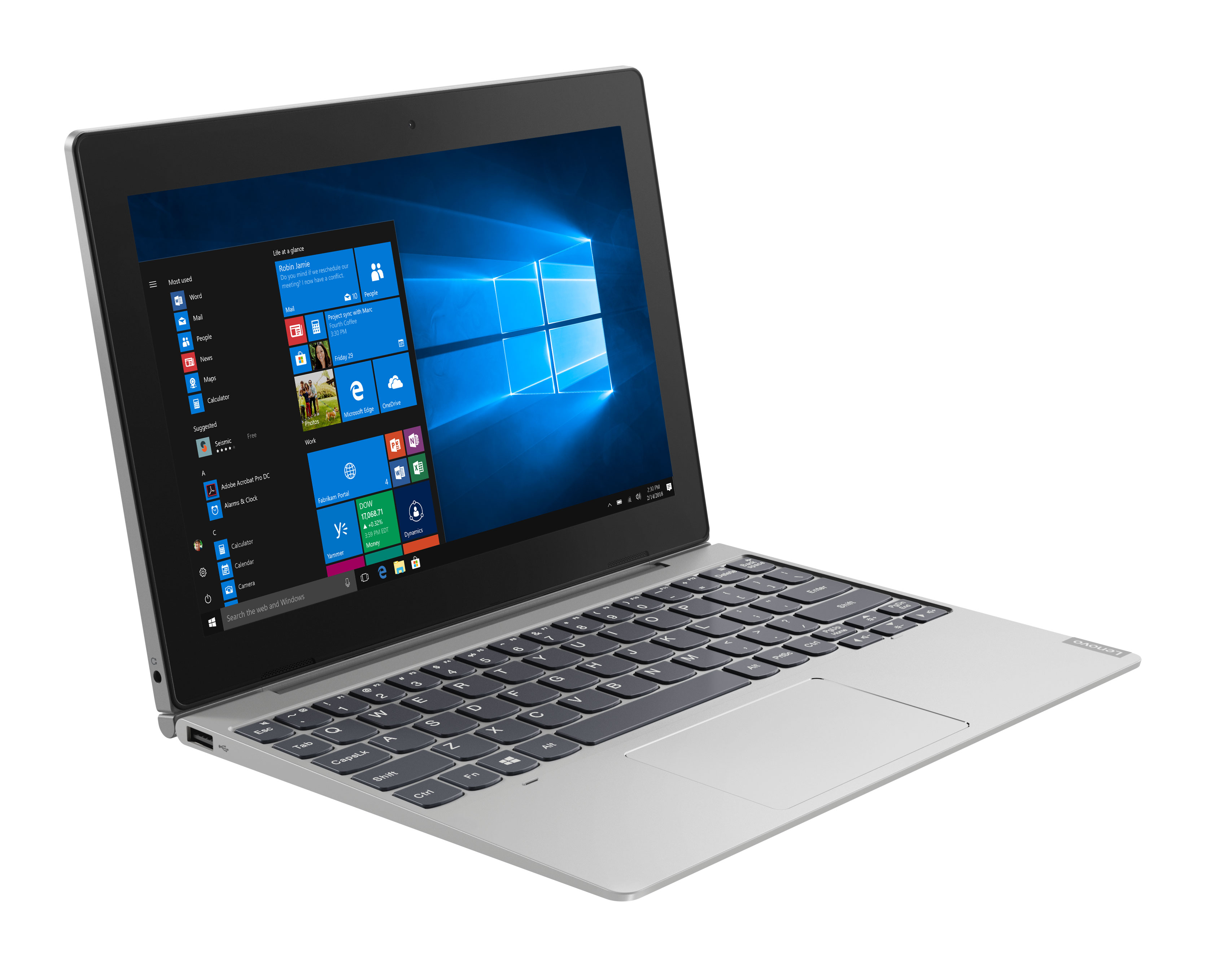 Планшет Lenovo ideapad D330-10IGM 8/128 LTE Win10P Mineral Grey
