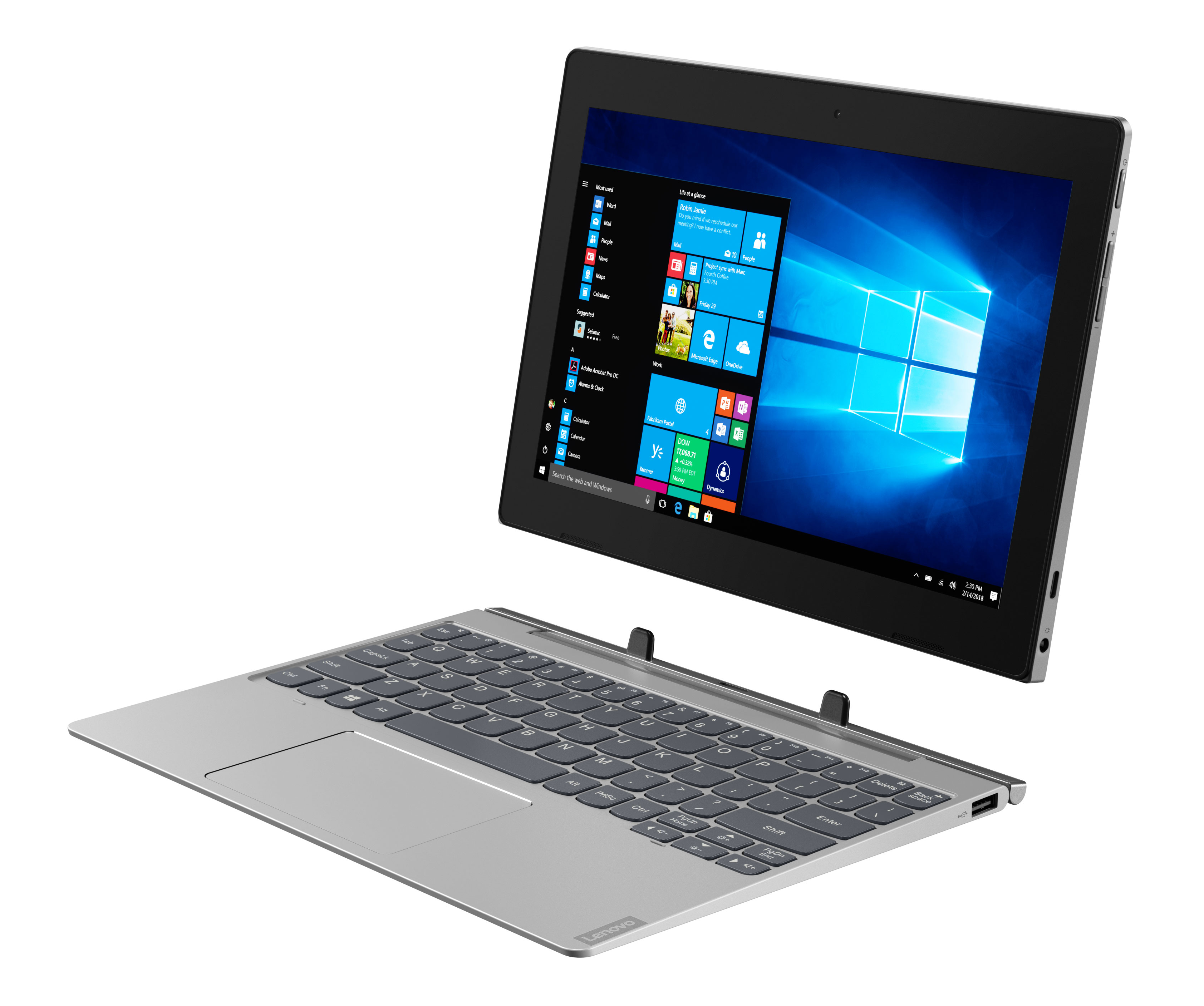Lenovo　IdeaPad D330 Планшет Lenovo ideapad D330-10IGM 8/128 LTE Win10P Mineral Grey