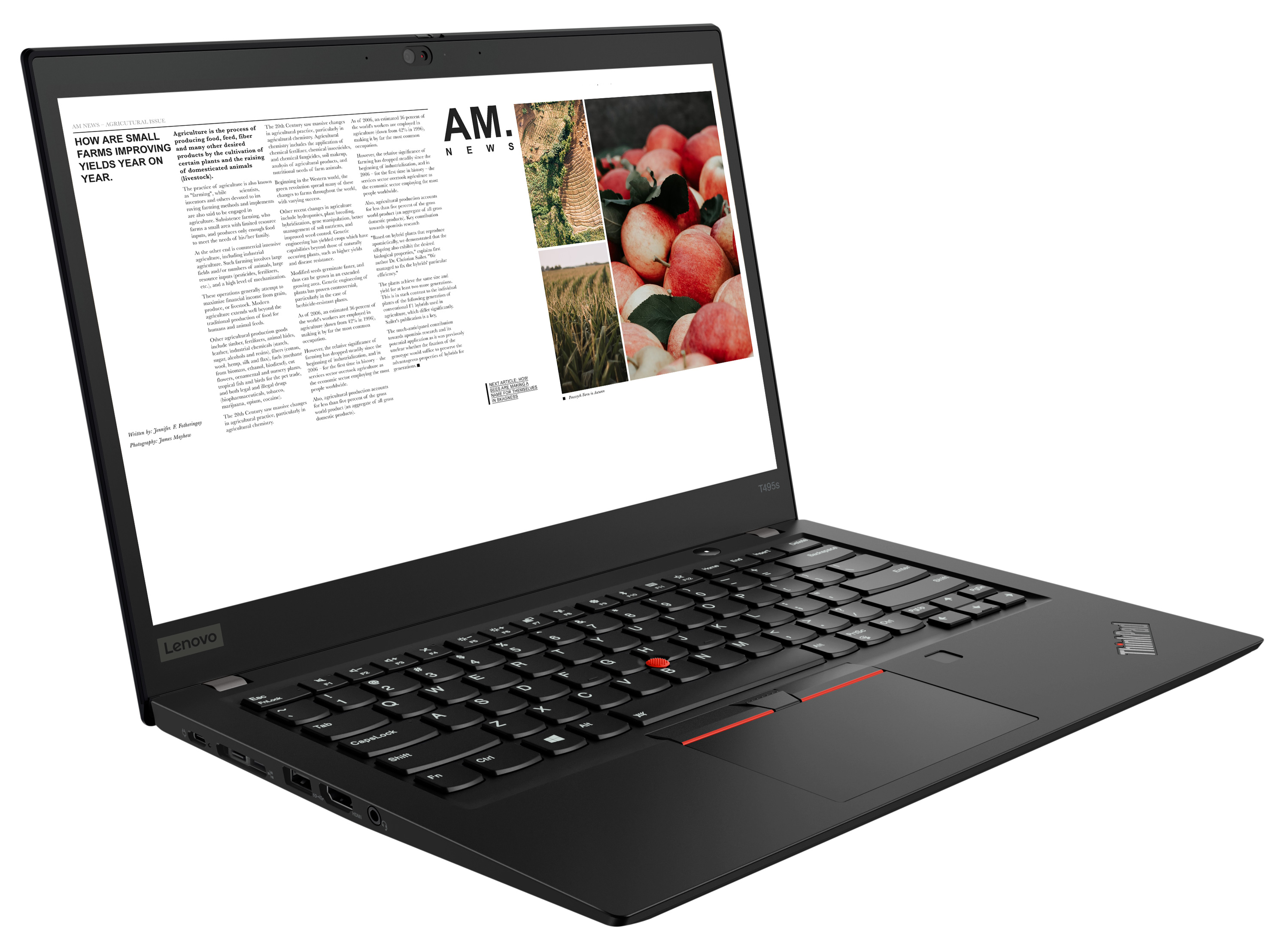 Windowsノート本体 ThinkPad T495s AMD RYZEN 5PRO Ноутбук ThinkPad T495s (20QJ001MRT) - купить в интернет-магазине