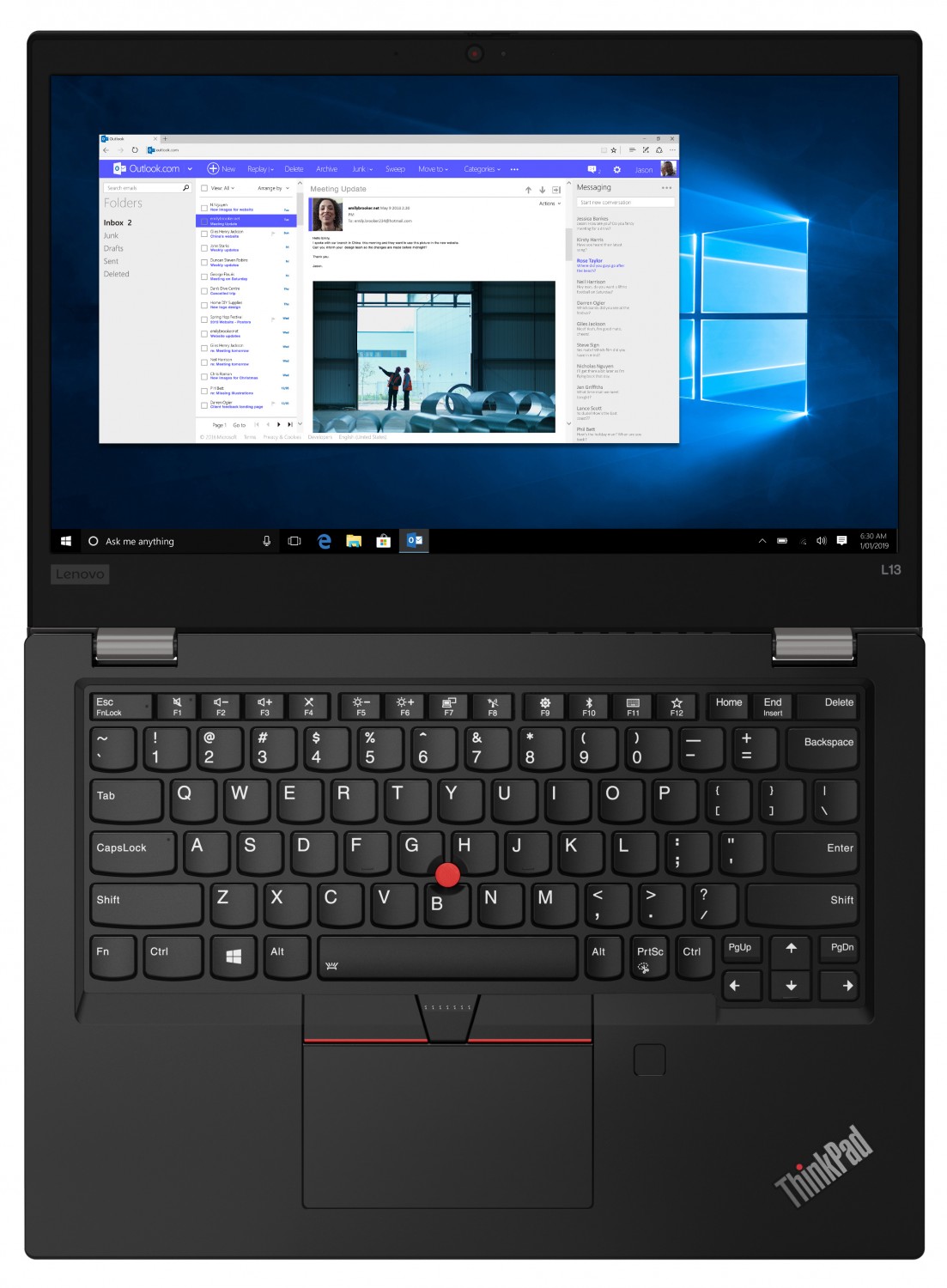 Ноутбук ThinkPad L13 Gen 2 Black (20VH001CRT) - купить в интернет