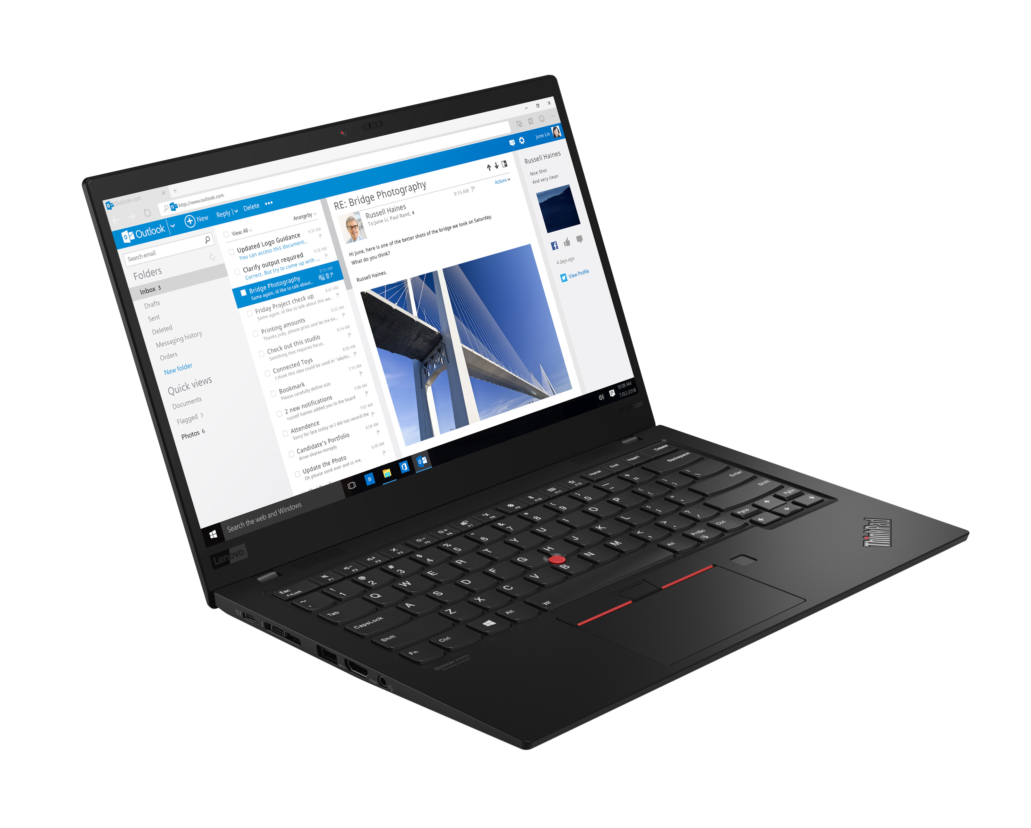 Ультрабук ThinkPad X1 Carbon 7th Gen (20QESCNN00). Официальный