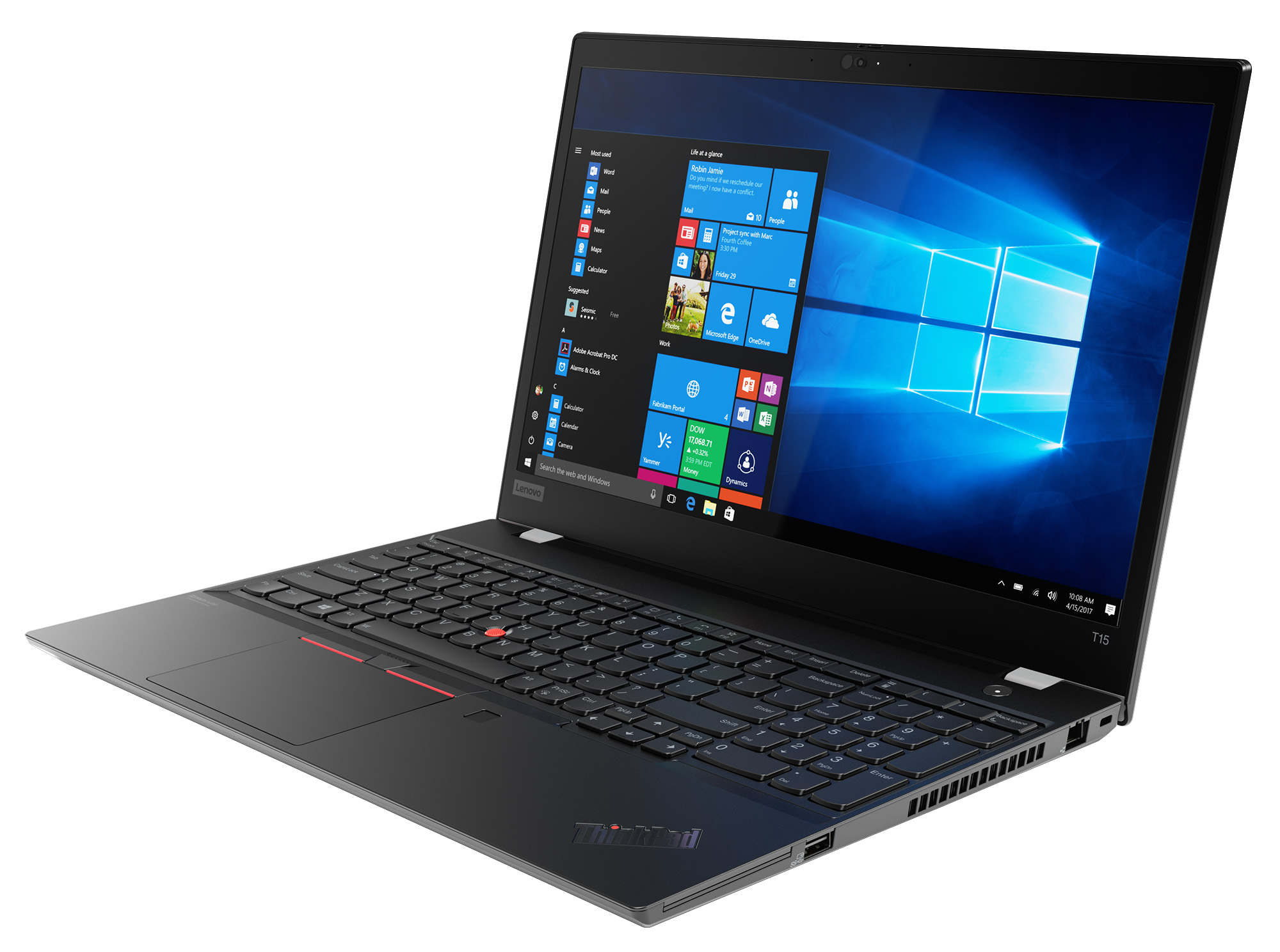 Ноутбук ThinkPad T15 Gen 2 Black (20W40035RT). Официальный