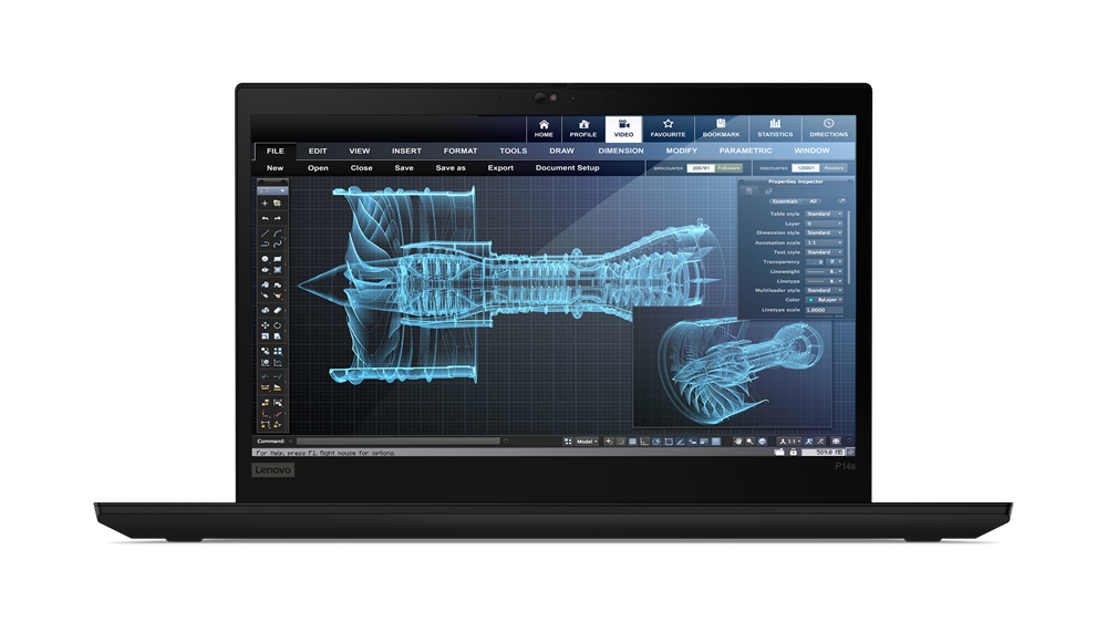 Ноутбук ThinkPad P14s Gen 2 Black (20VX0070RA). Официальный
