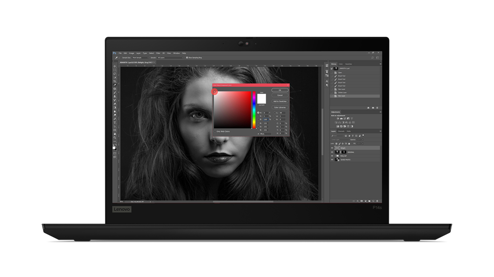 Ноутбук ThinkPad P14s Gen 2 Black (20VX0070RA). Официальный
