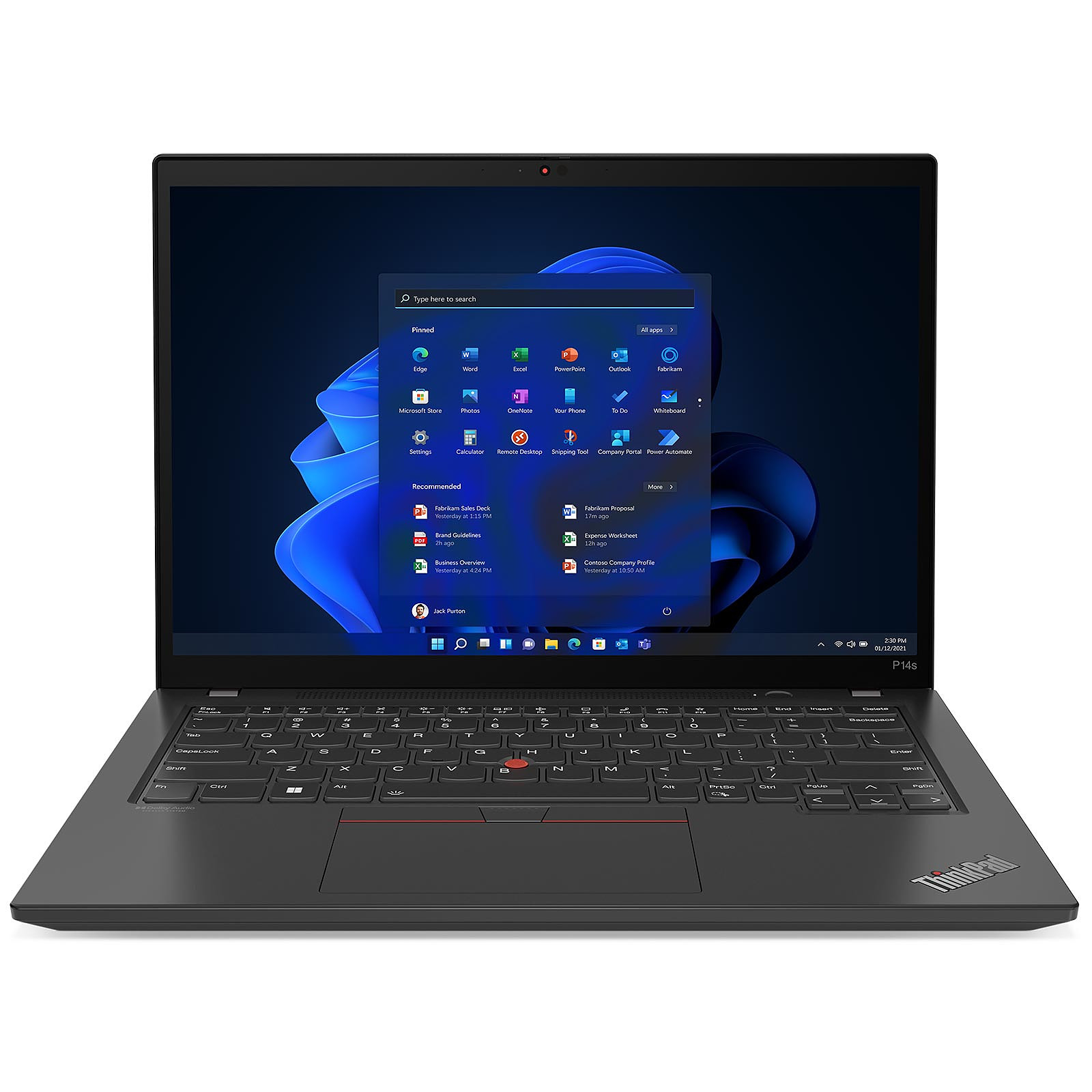 Ноутбук ThinkPad P14s Gen 3 Black (21AK000KRA). Официальный