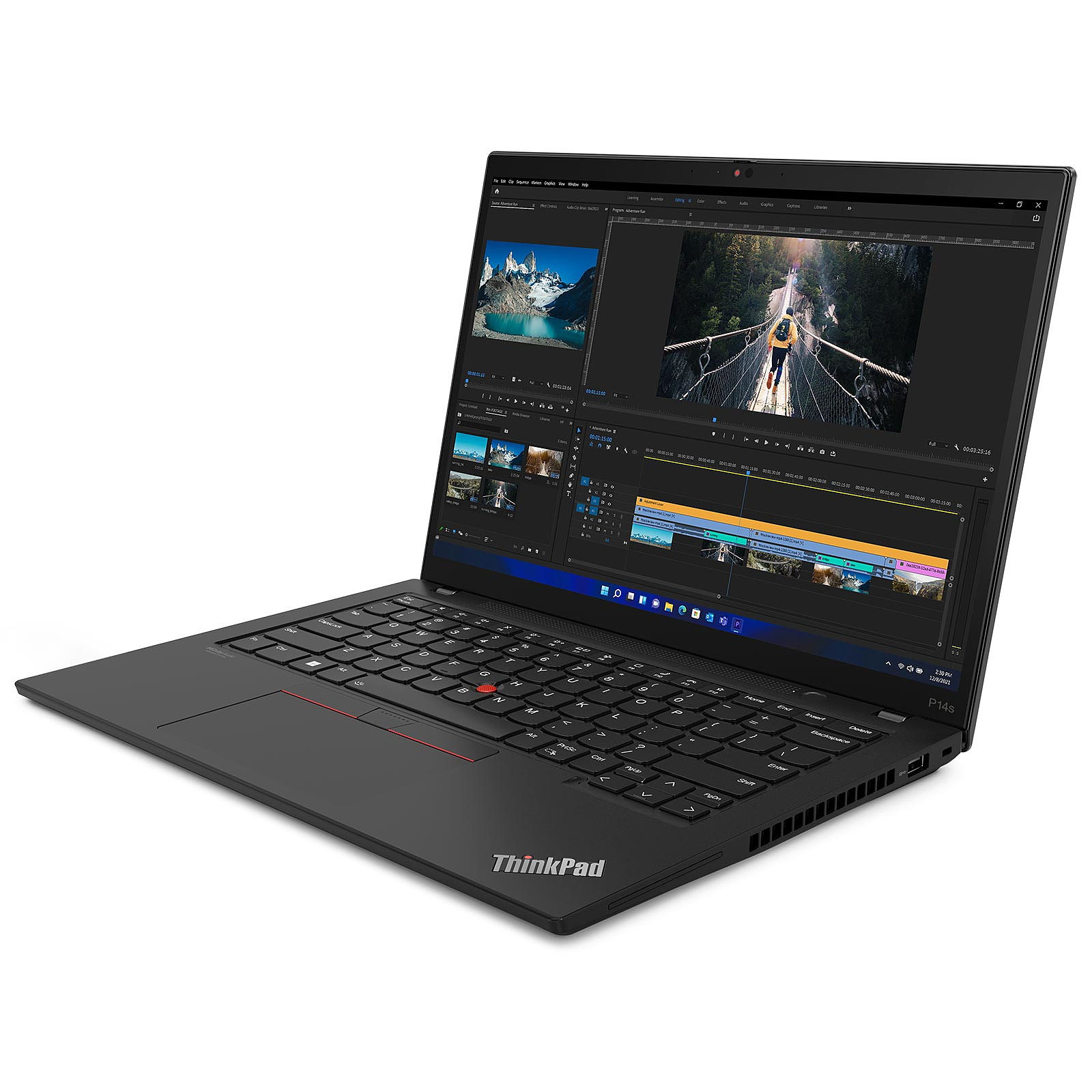 Ноутбук ThinkPad P14s Gen 3 Black (21AK000KRA). Официальный