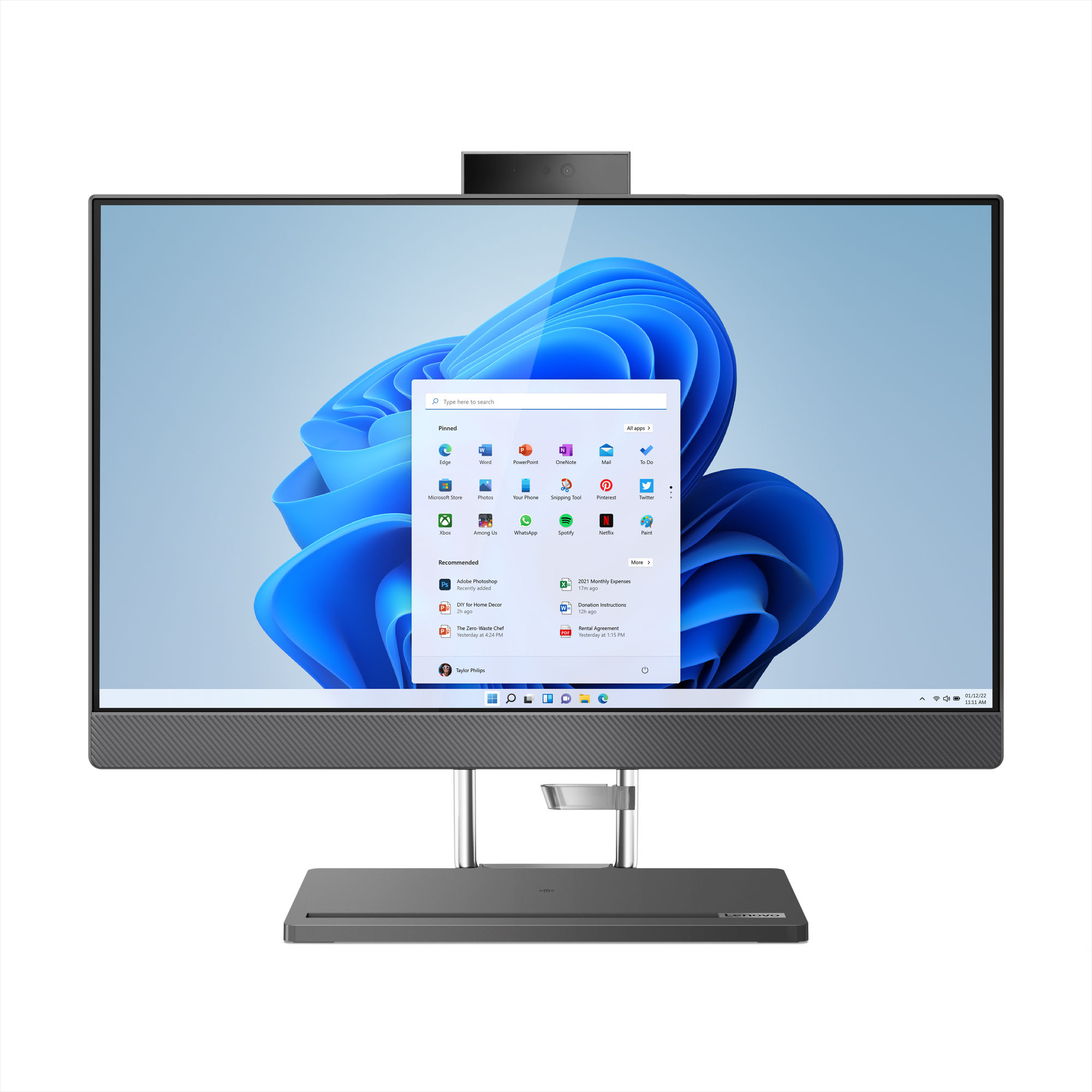 Windowsデスクトップ Lenovo ideaCentre AIO 5 24IAH7 windows11 Моноблок Lenovo ideacentre AIO 5 24IAH7 Stormy Gray (F0GR00AYUA