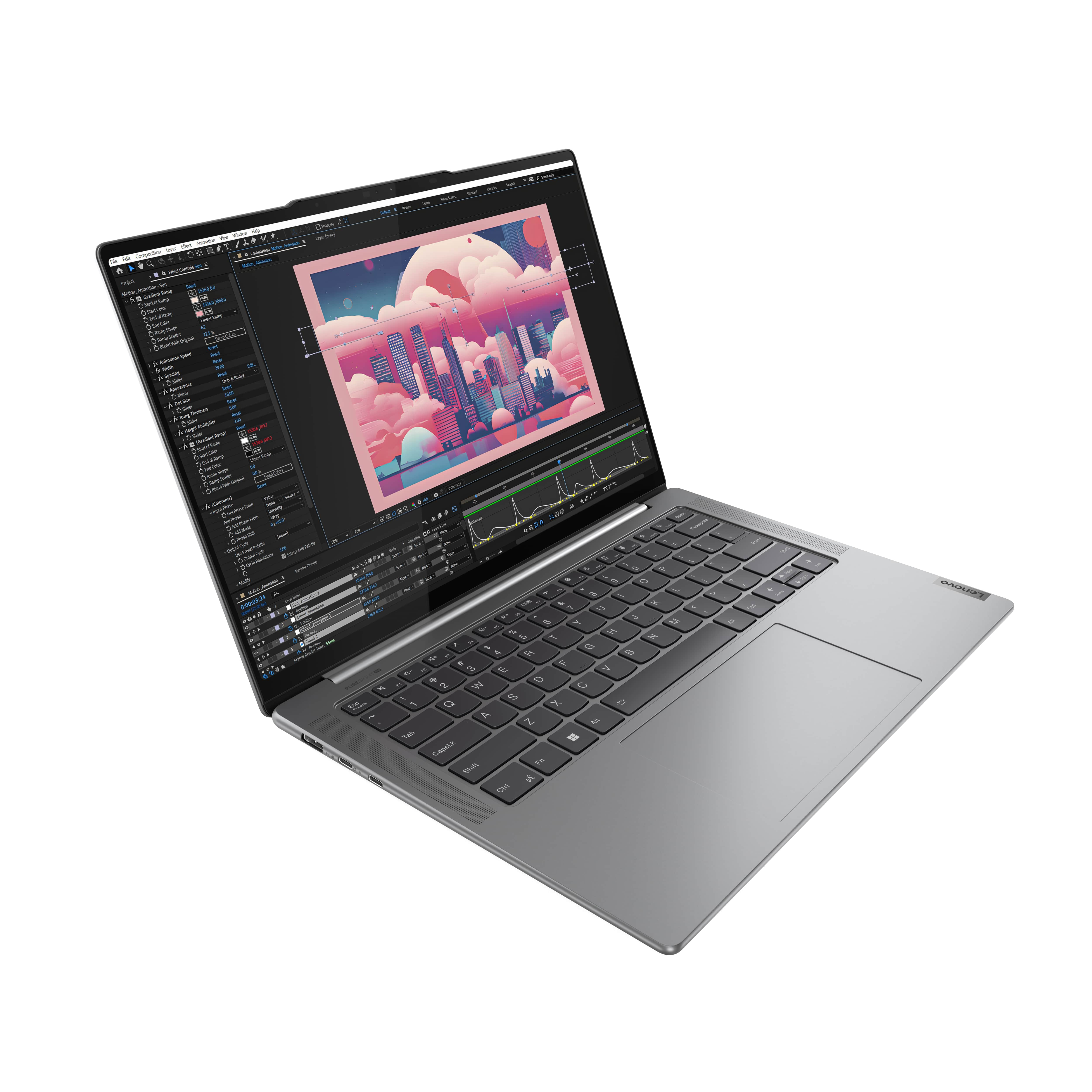 Ноутбук Yoga Pro 7 14IMH9 Luna Grey (83E200ACRA) - купить в