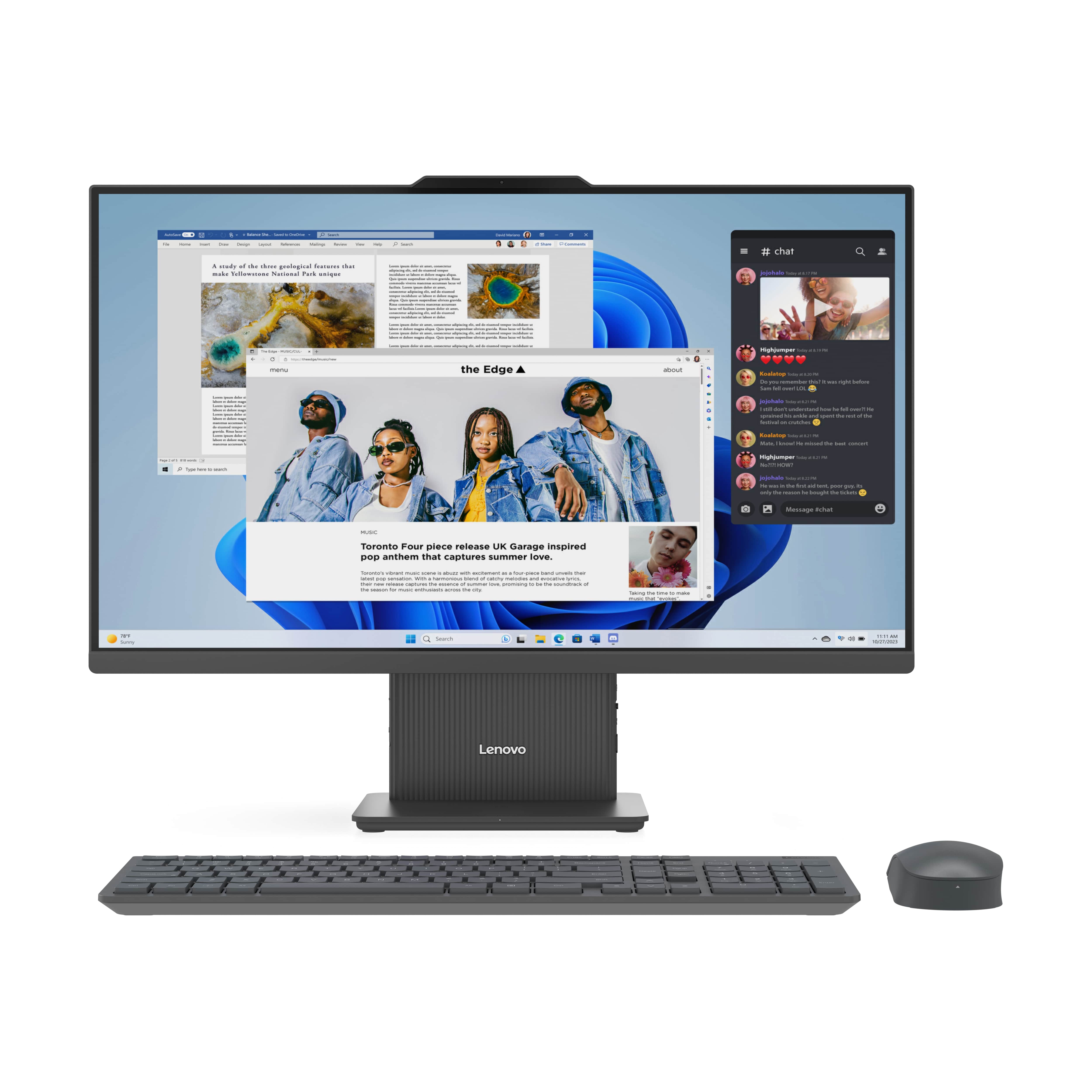 Моноблок Lenovo IdeaCentre AIO 27IRH9 Luna Grey (F0HM006YUO