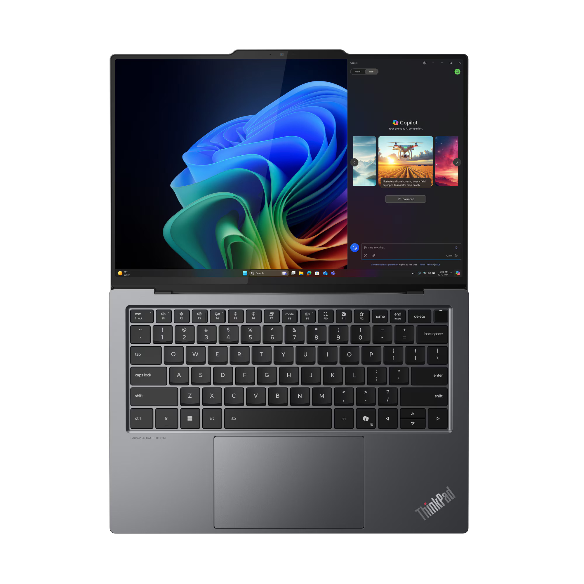 Ноутбук ThinkPad X9-14 Gen 1 Grey (21QA001NRA) - купить в интернет