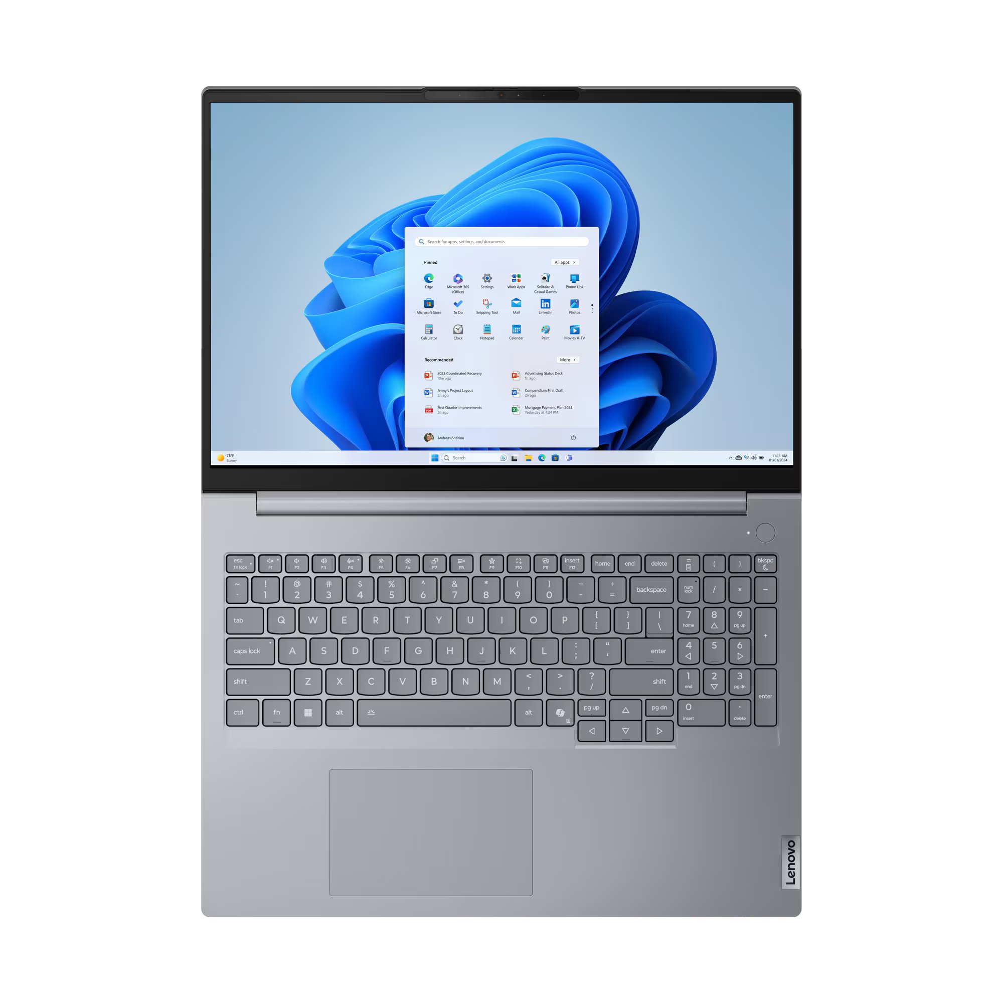 Ноутбук ThinkBook 16 G8 IAL Arctic Grey (21SK0080RA) - придбати в
