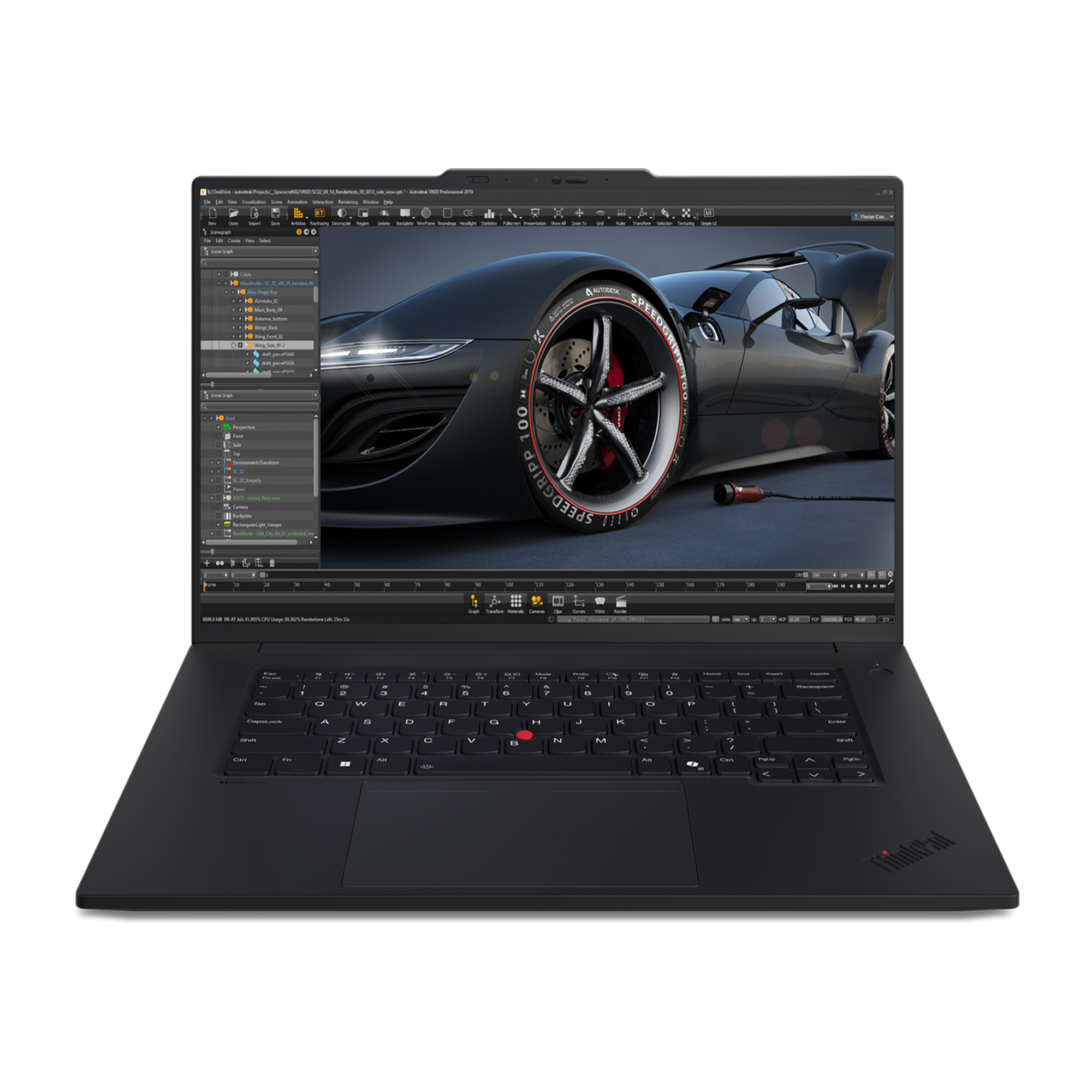 Ноутбук ThinkPad P1 Gen 7 Black (21KV0024RA) - купить в интернет