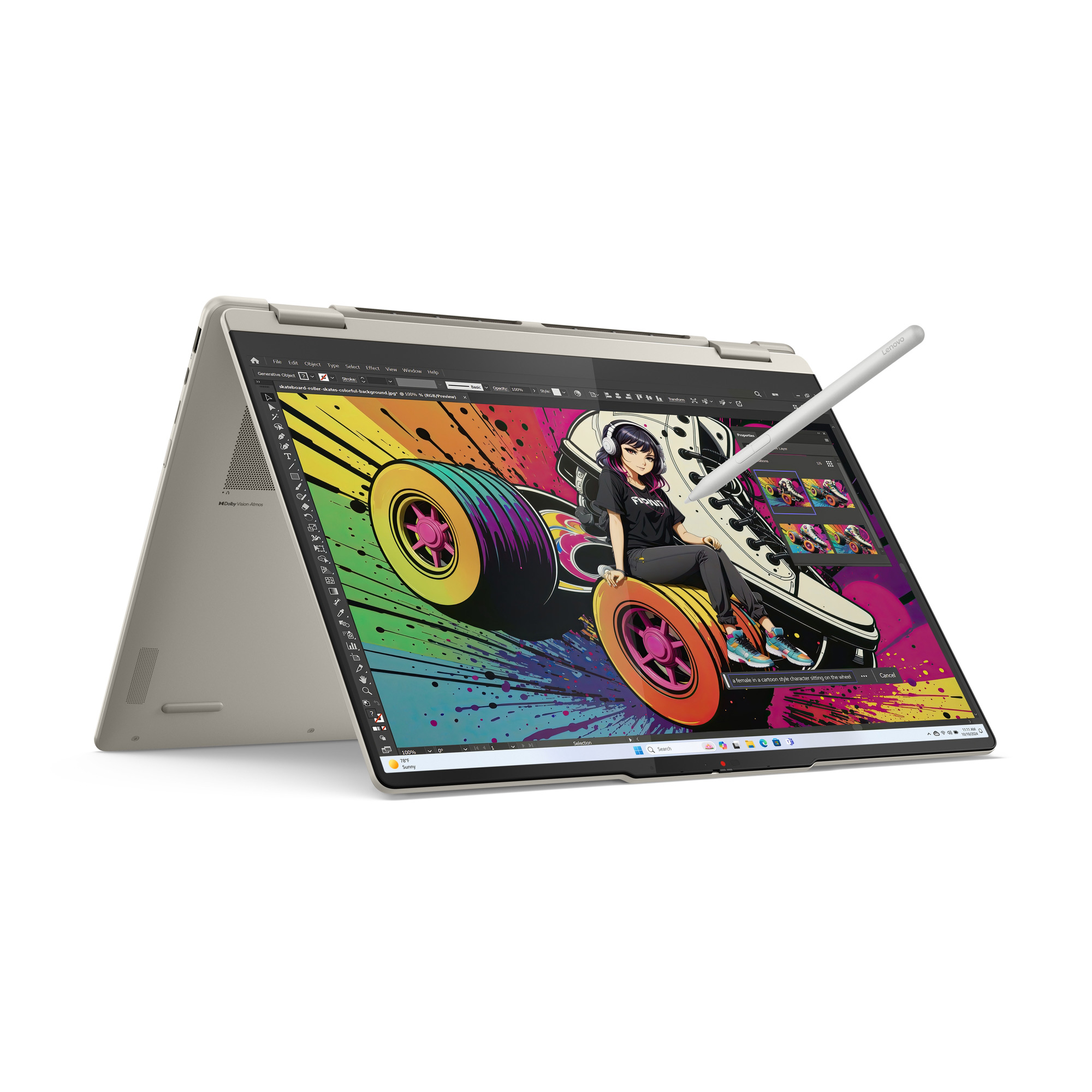 Ноутбук Yoga 7 2-in-1 16AKP10 Seashell (83JU001LRA). Офіційний