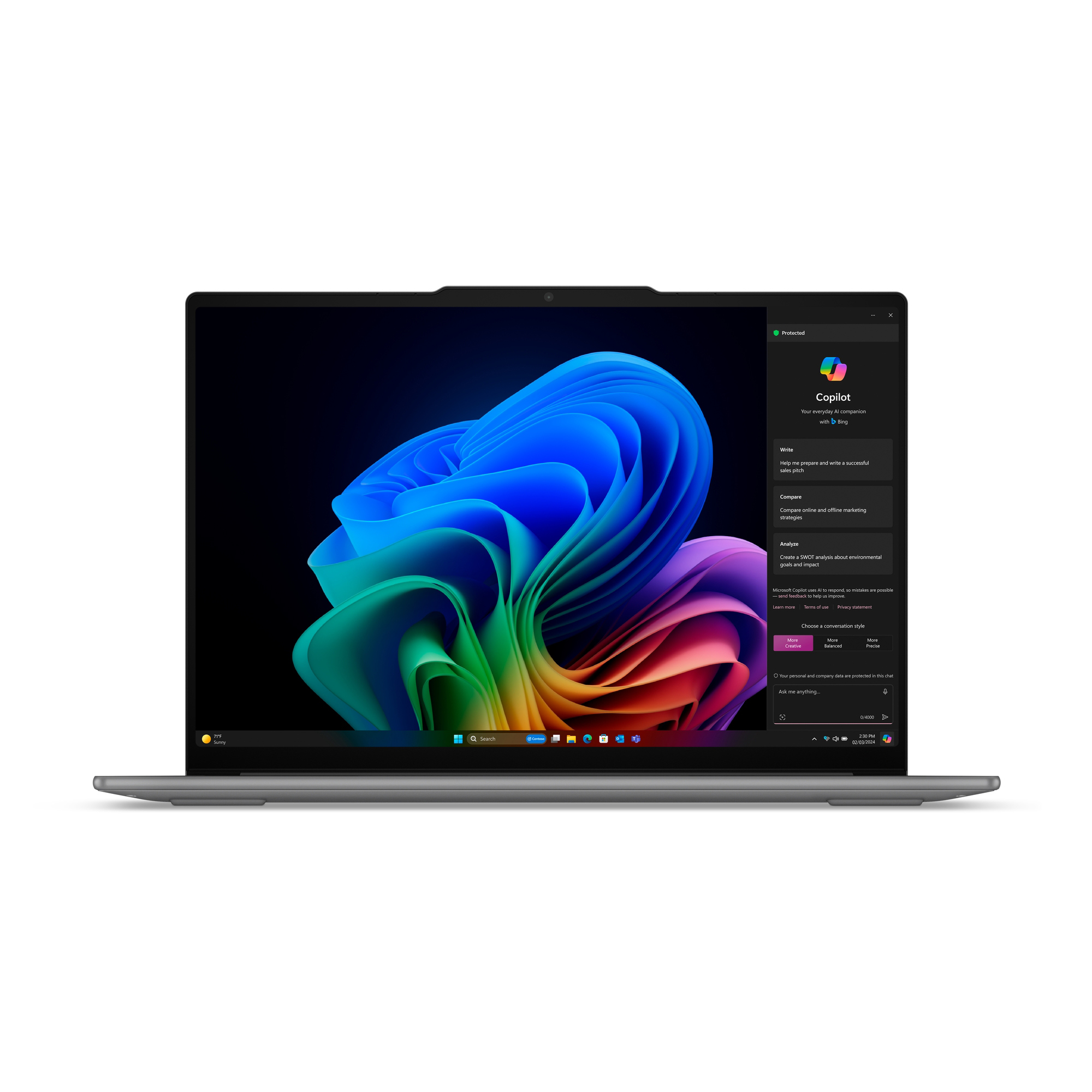 Ноутбук Yoga Slim 7 15ILL9 Luna Grey (83HM0078RA) - придбати в