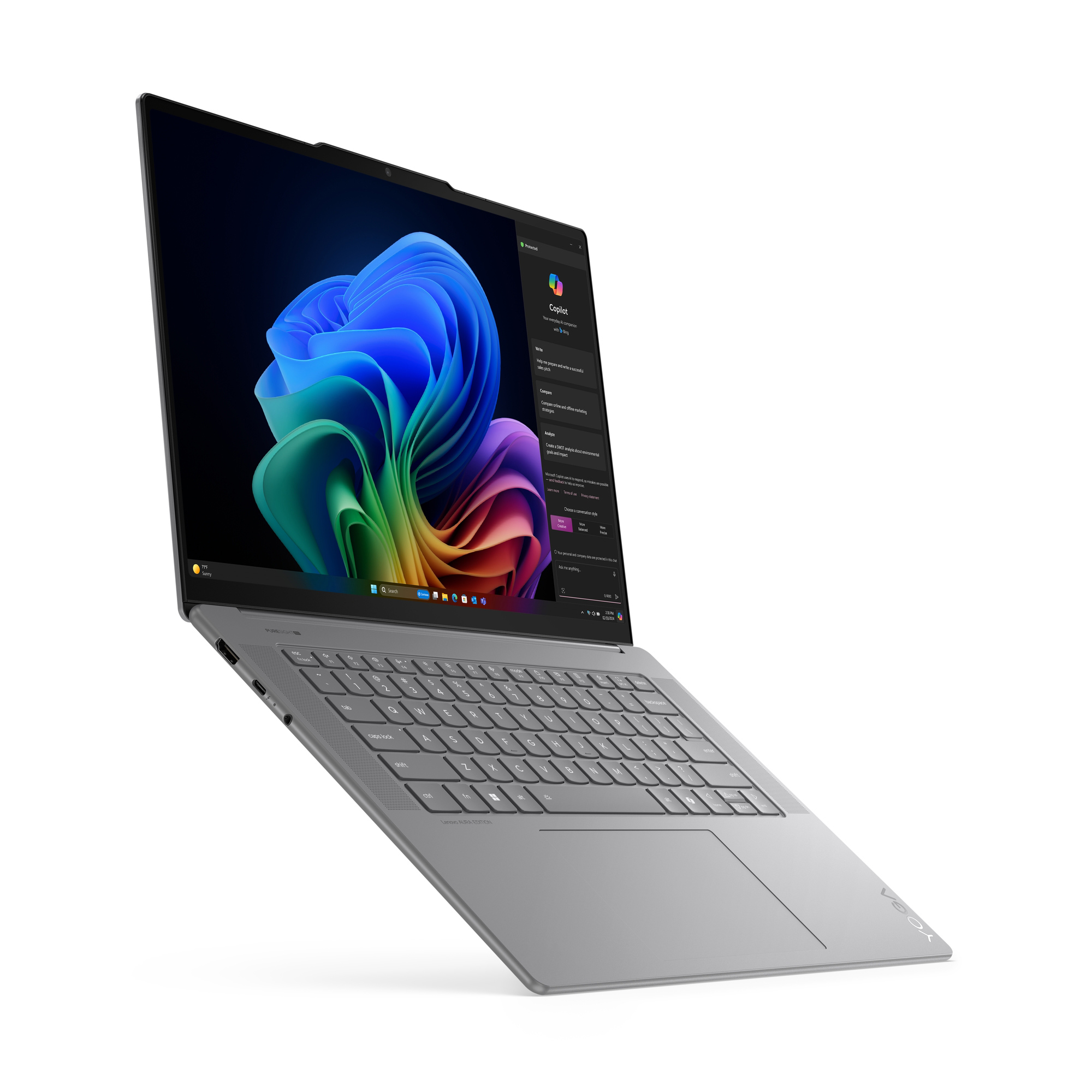 Ноутбук Yoga Slim 7 15ILL9 Luna Grey (83HM0078RA) - придбати в