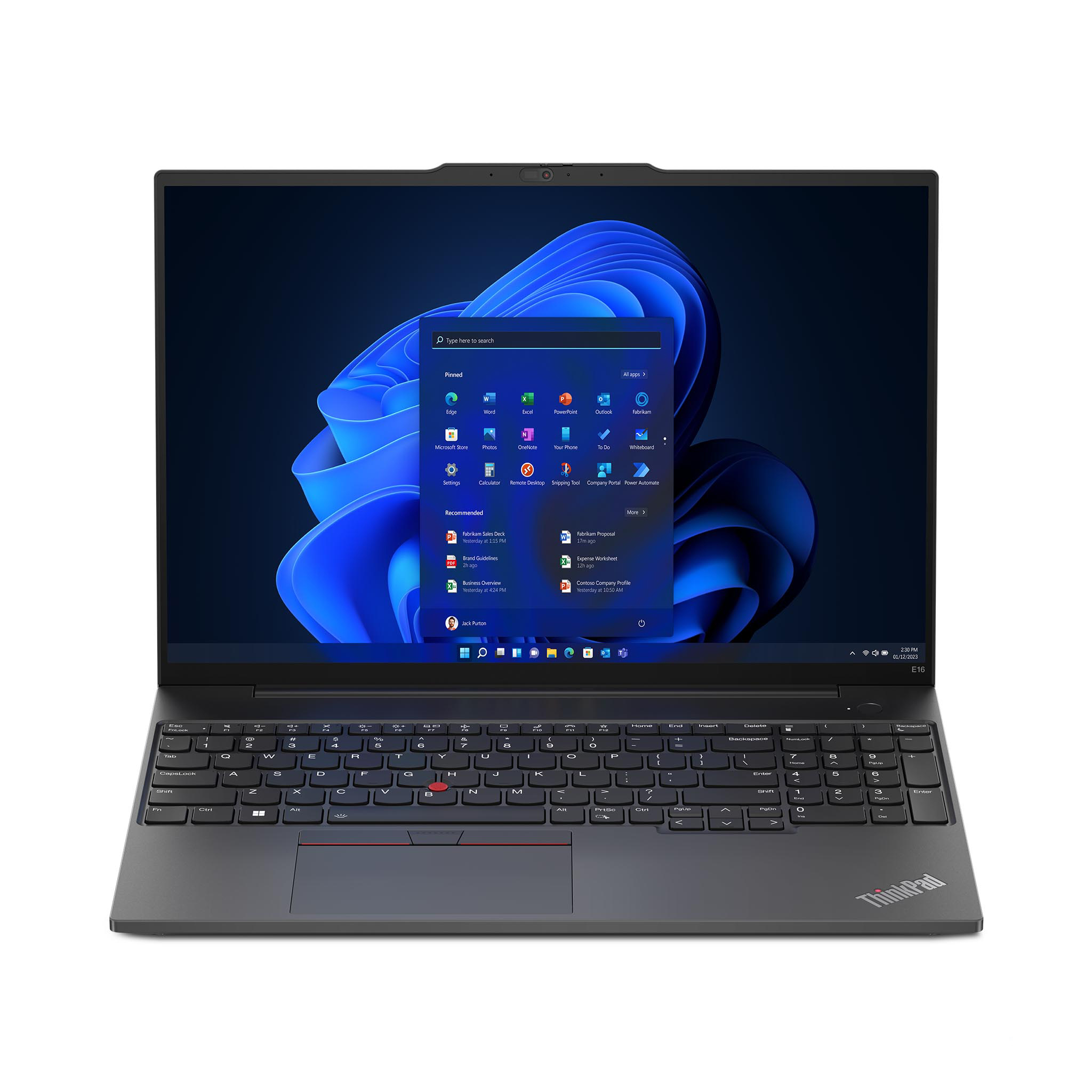Ноутбук ThinkPad E16 Gen 1 Graphite Black (21JQS9VD00