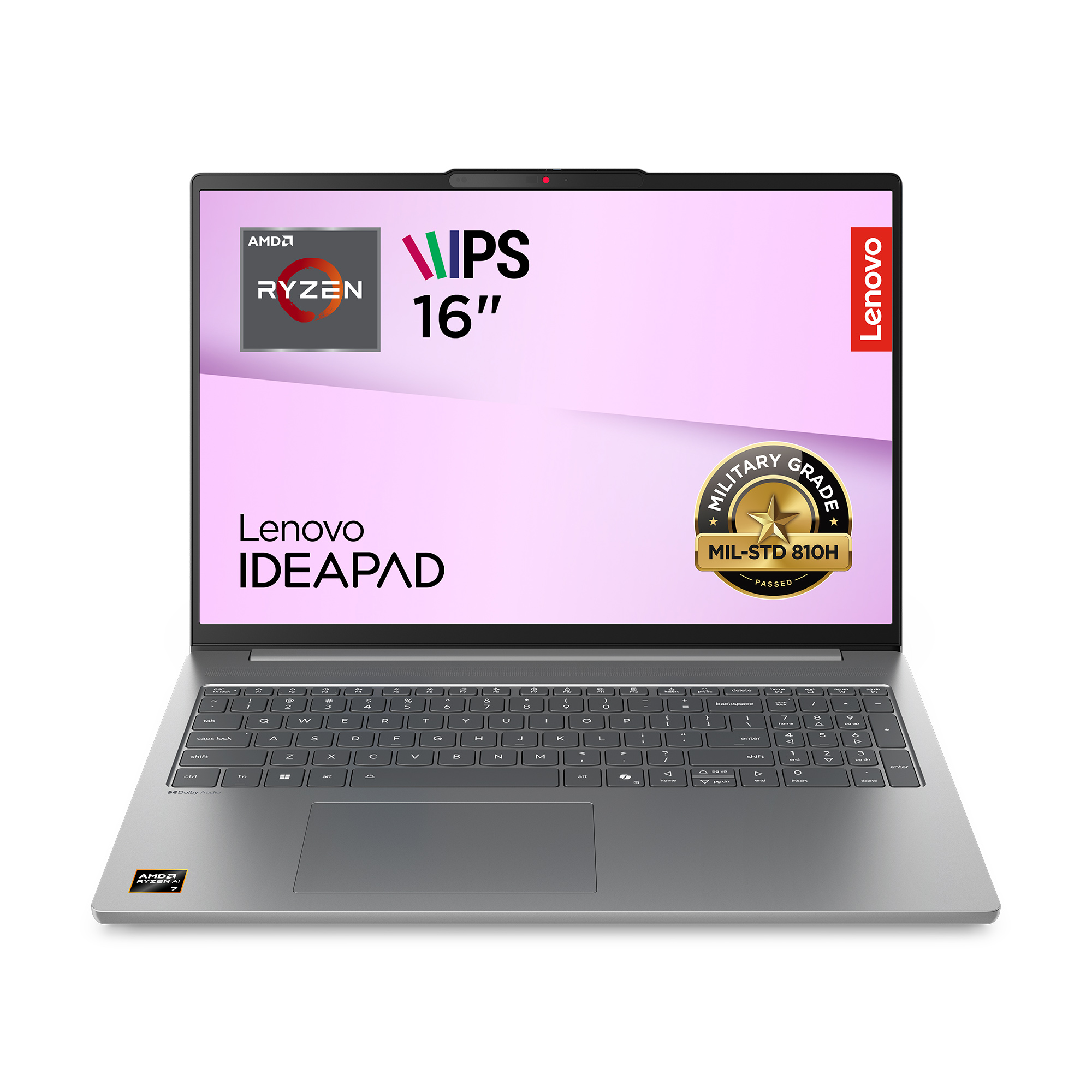 Ноутбук ideapad Slim 5 16ARP10 Luna Grey (83HU0022RA). Офіційний