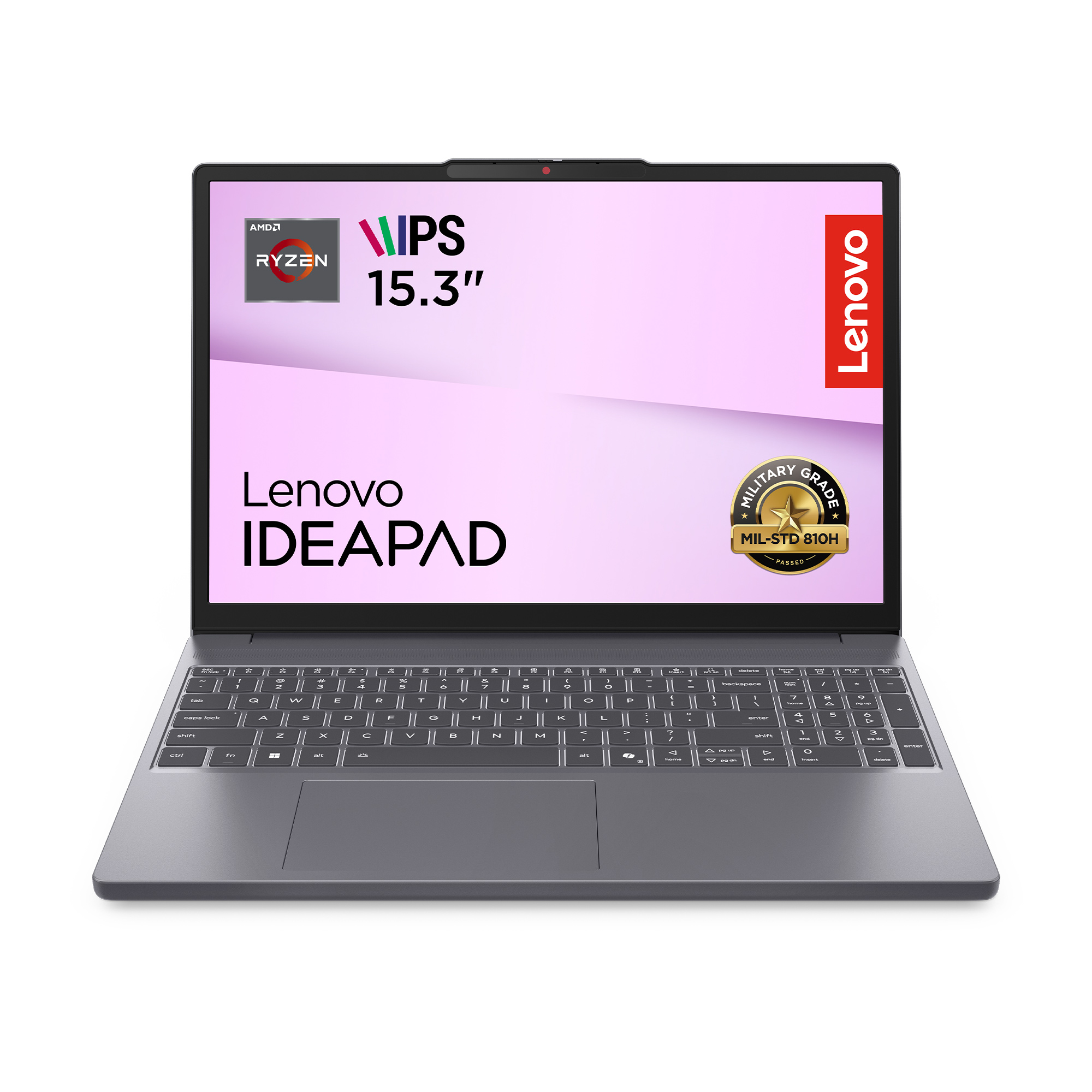 Ноутбук ideapad Slim 3 15ARP10 Luna Grey (83K70063RA) - придбати в