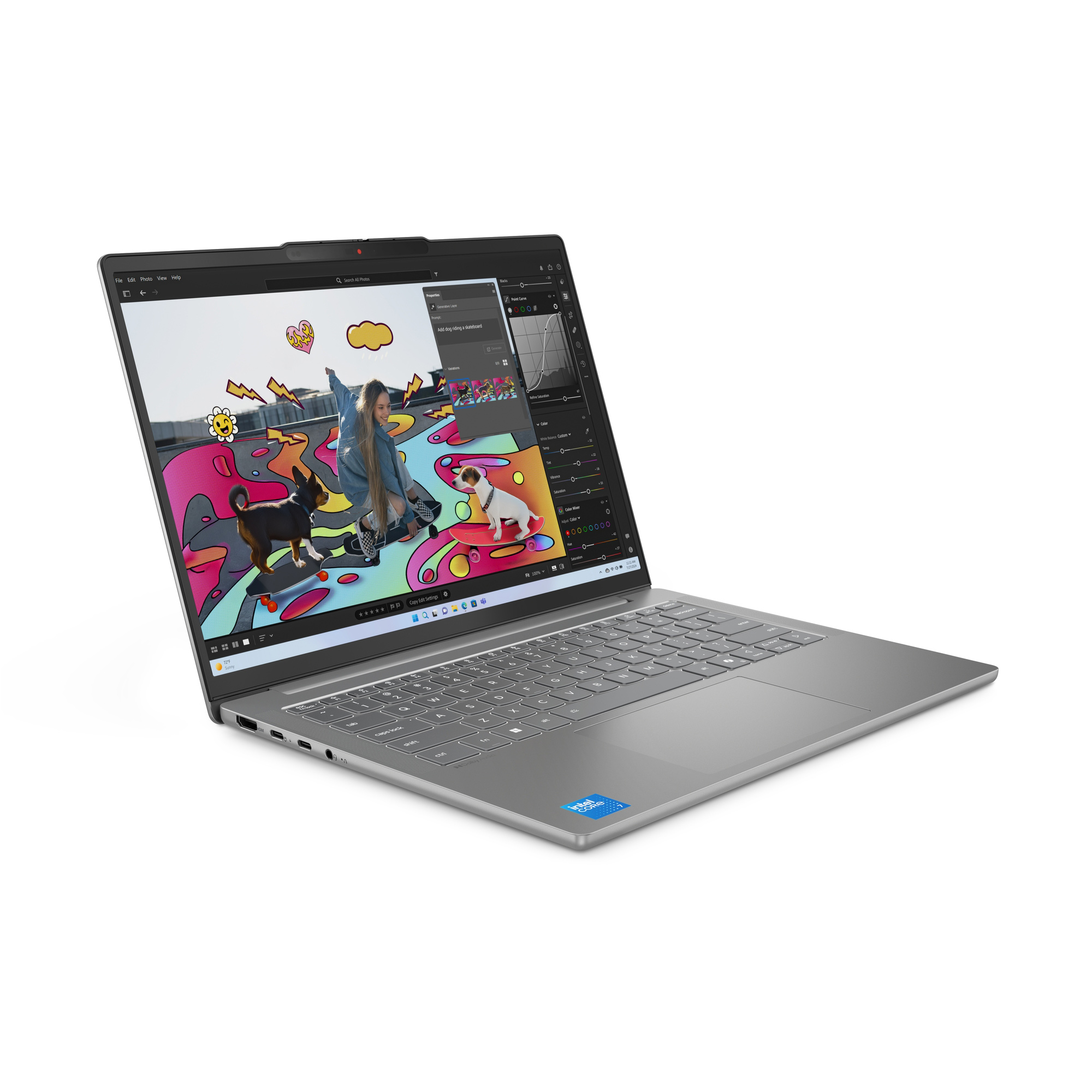 Ноутбук ideapad Slim 5 14IRH10R Luna Grey (83J0006YRA) - купить в
