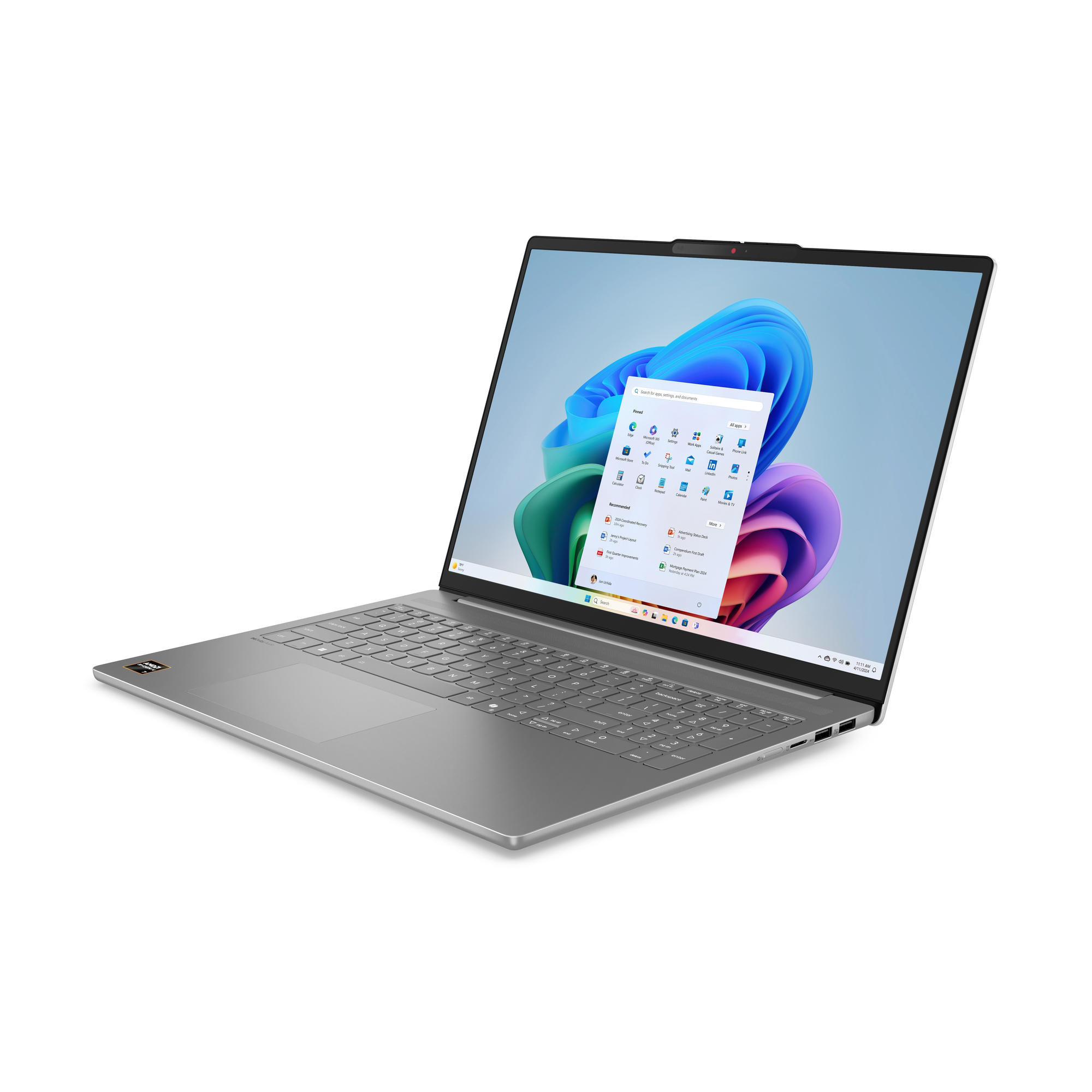 Ноутбук IdeaPad Slim 5 16ARP10 Luna Grey (83HU0032RA). Офіційний