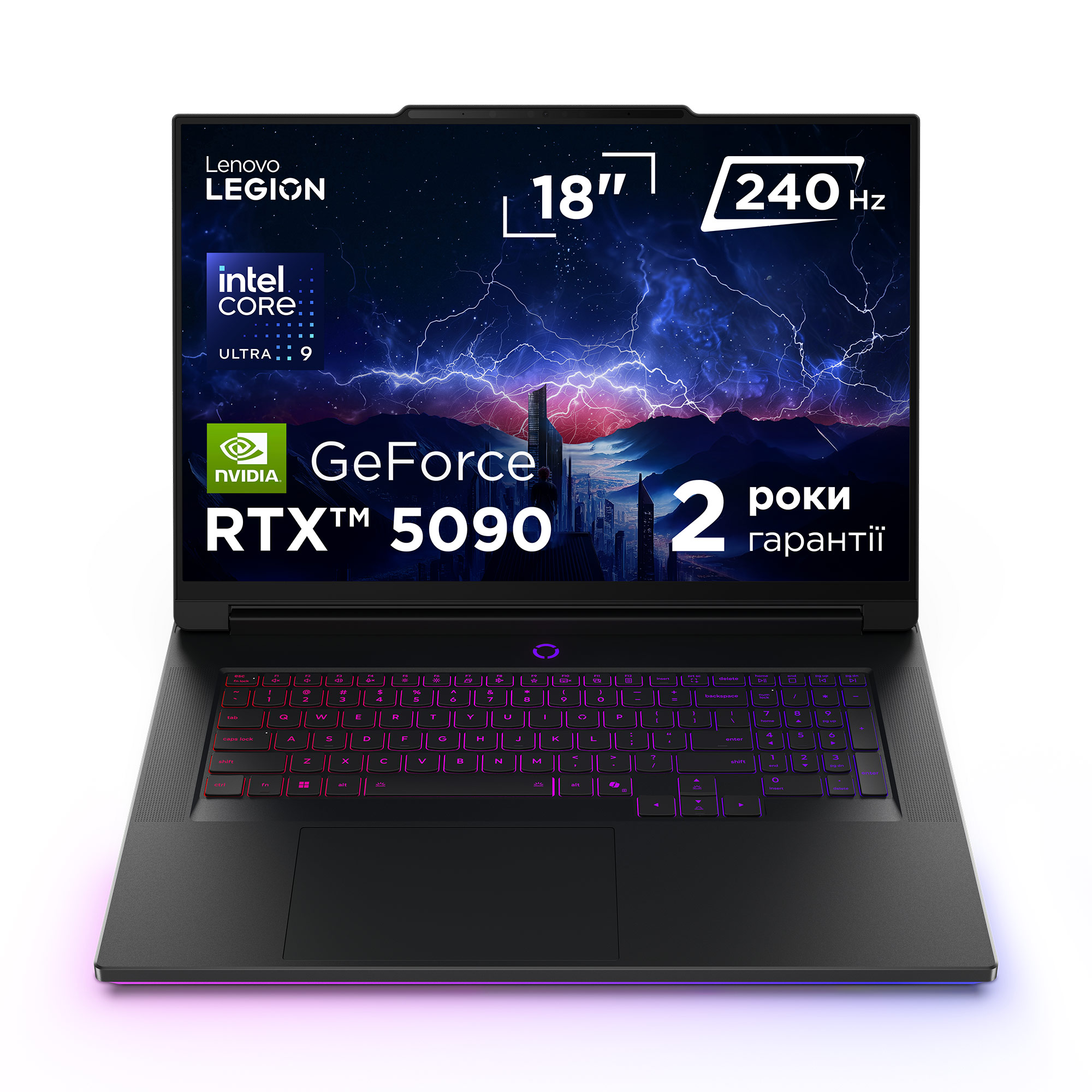 Ноутбук Lenovo Legion 9 18IAX10 NVIDIA® GeForce RTX™ 5090 Eclipse