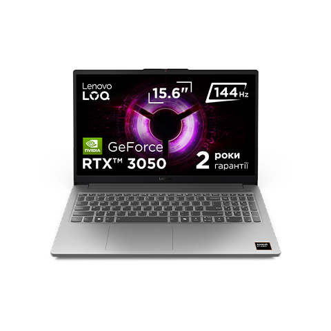Ноутбук Lenovo LOQ 15ARP10E (83S0007HRA) Luna Grey