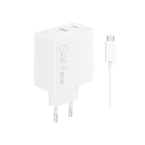 Адаптер живлення Lenovo Dual USB-C 65W GaN Charger (G0A6065WEU)
