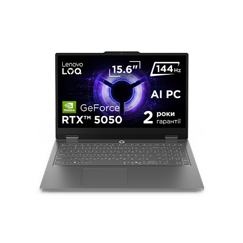 Ноутбук Lenovo LOQ Essential 15IRX11 Luna Grey (83SC008YRA)